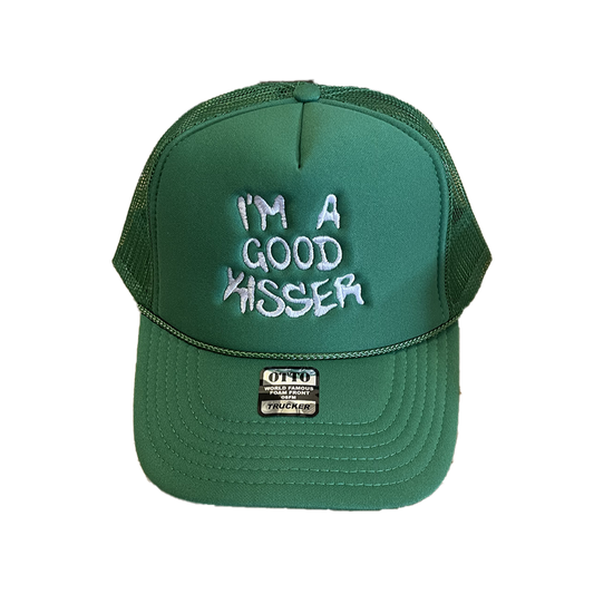 I'm A Good Kisser Trucker Hat (Assorted Colors)